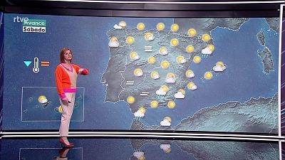 Precipitaciones localmente fuertes o persistentes en el área del Estrecho y zonas de litoral de Alborán