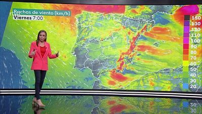 Precipitaciones localmente fuertes o persistentes en el cuadrante noroeste peninsular y Pirineos