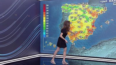 Precipitaciones localmente persistentes y fuertes en gran parte de Galicia y zonas aledañas