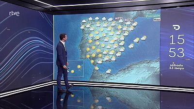 Precipitaciones persistentes en el litoral vasco y norte de Navarra, y localmente fuertes en todo el extremo oriental peninsular y Baleares