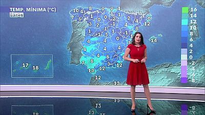 Precipitaciones persistentes y localmente fuertes en el oeste de Galicia, del Sistema Central y Andalucía occidental.