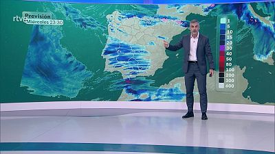 Probabilidad de precipitaciones fuertes y/o persistentes en el extremo sur y nordeste peninsular