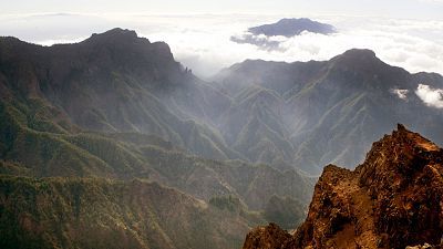 Probabilidad de precipitaciones localmente fuertes en el nordeste de la isla de La Palma