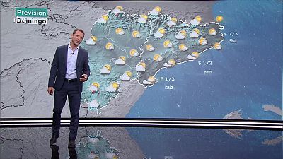 Probabilidad de tormentas localmente fuertes en zonas de la mitad oeste peninsular