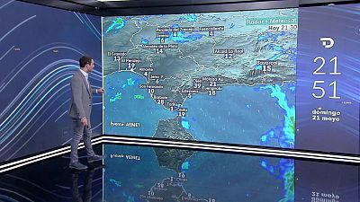 Probables chubascos y tormentas localmente fuertes en zonas de Andalucía occidental, entorno del Estrecho y Málaga