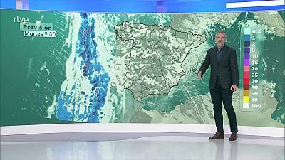 Probables nieblas localmente densas y persistentes en la meseta Norte