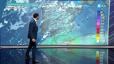 Probables tormentas fuertes en el norte y este de la Ibérica y alto Ebro