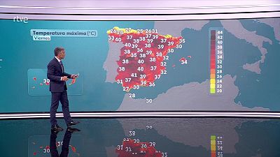 Probables tormentas fuertes en la Bética central con rachas muy fuertes de viento