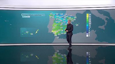 Rachas de viento del noroeste en la desembocadura del Ebro, que podrían ser localmente muy fuertes
