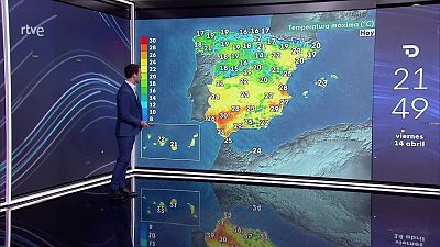 Rachas muy fuertes en el Cantábrico, bajo Ebro y Canarias