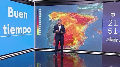 Temperaturas diurnas en ascenso en la mitad oeste peninsular