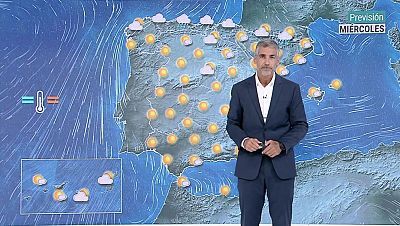 Temperaturas elevadas en la mitad sur, nordeste peninsular y Mallorca