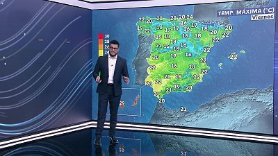 Temperaturas elevadas para la época en las islas Canarias orientales