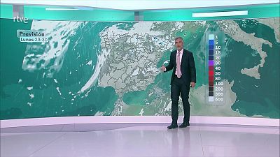 Temperaturas en descenso casi generalizado, más en las máximas en el norte y sudoeste peninsulares