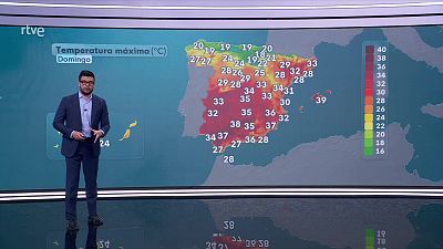 Temperaturas máximas elevadas en Baleares y zonas del sur peninsular