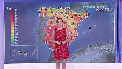 Temperaturas máximas en descenso en el tercio nordeste