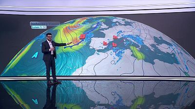 Temperaturas máximas en descenso notable en el Cantábrico oriental