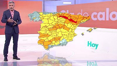 Temperaturas significativamente altas en buena parte del país, aunque en descenso notable en Galicia y Cantábrico