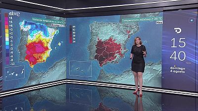 Temperaturas significativamente altas en el cuadrante suroeste peninsular. Intervalos de viento fuerte o con rachas muy fuertes en la costa de Galicia, Ampurdán, bajo Ebro y Estrecho