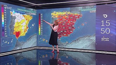 Temperaturas significativamente altas en el Guadalquivir, tercio sureste peninsular, Mallorca y zonas del nordeste