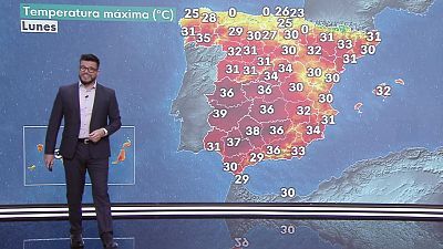 Temperaturas significativamente elevadas en el entorno del Guadalquivir