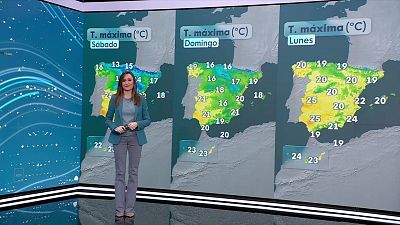 Tiempo anticiclónico en la Península y Baleares, con predominio de cielos poco nubosos o despejados