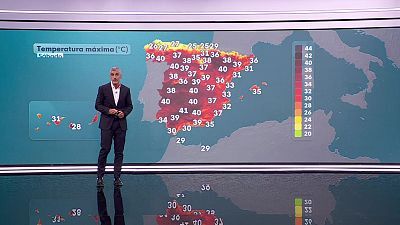 Tormentas con rachas muy fuertes de viento en zonas de montaña del interior peninsular