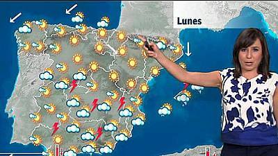 Tormentas en el sureste, Baleares y Canarias y descenso de temperaturas