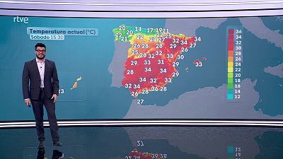 Tormentas en Navarra, interiores de la Comunidad Valenciana, este de Castilla-La Mancha y Aragón