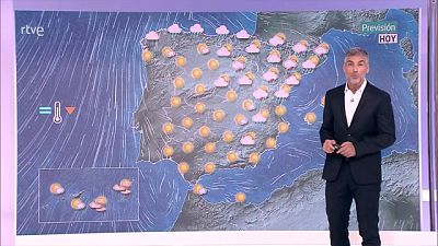 Tormentas localmente fuertes en el cuadrante nordeste peninsular