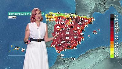 Tormentas localmente fuertes y granizo en la Cantábrica y Pirineos