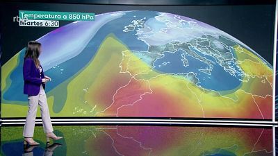 Viento de componente norte en el Ampurdán, valle del Ebro y en Canarias