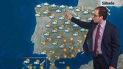 Viento en el Ebro, norte nuboso y más calor en Galicia y Mediterráneo