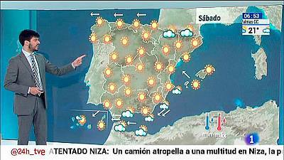 Viento fuerte en Cádiz, litoral de Almería, Gerona y Menorca