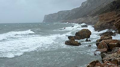 Viento fuerte en el Estrecho y en los litorales de Alborán y del sureste