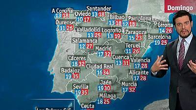 Viento fuerte en Galicia, valle del Ebro, Girona y el Estrecho