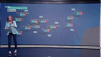 Viento fuerte o con intervalos de fuerte en el Estrecho, Cádiz y litoral mediterráneo andaluz. Calima en el este de Canarias