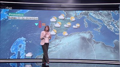 Viento fuerte o con rachas muy fuertes en los litorales de Galicia y Asturias occidental, así como en la cordillera Cantábrica