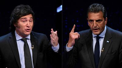 Especial informativo - Debate Elecciones en Argentina: Sergio Massa - Javier Milei