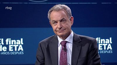 Especial informativo - El final de ETA. 10 años después. Entrevista a José Luis Rodríguez Zapatero - Lengua de signos