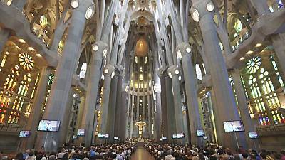 Misa por la Paz desde la basílica de la Sagrada Familia de Barcelona - 20/08/17