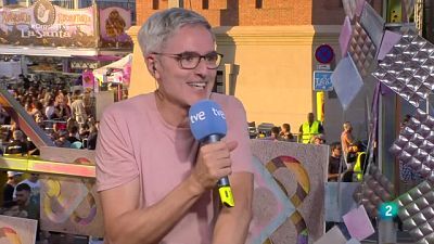 Mikel Iturriaga al Pride Barcelona: 