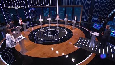 Debat Eleccions 14-F - Els nou candidats a presidir la Generalitat de Catalunya s'enfronten en el debat de RTVE