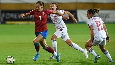 Fútbol - Clasificación Eurocopa femenina 2021. 2ª jornada: República Checa - España