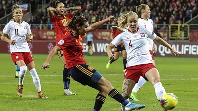 Fútbol - Clasificación Eurocopa femenina 2021 3ª jornada: Polonia - España