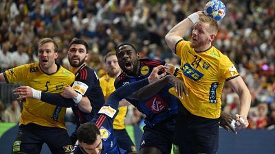 Balonmano - Campeonato de Europa masculino. 1ª Semifinal: Francia - Suecia