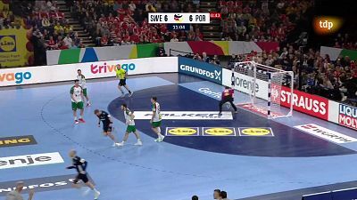 Balonmano - Campeonato de Europa Masculino. Main Round: Suecia - Portugal