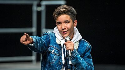 Eurovisión Junior 2021 - Levi Díaz ensaya la puesta en escena de 