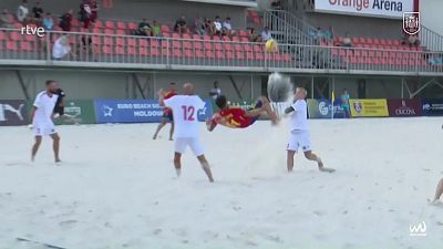 Euroleague Beach Soccer: España - Dinamarca