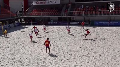 Euroleague Beach Soccer: España - Polonia
